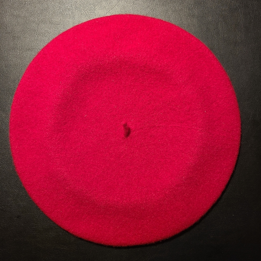 Parkhurst red wool beret